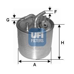 2400200 UFI Filtro carburante