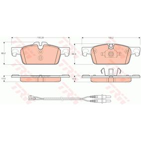 GDB1929 TRW Kit pastiglie freno Freno a disco