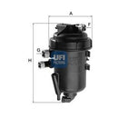 5515200 UFI Filtro carburante