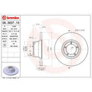 08.3637.10 BREMBO Disco freno