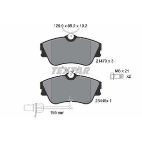 2147903 TEXTAR Kit pastiglie freno Freno a disco