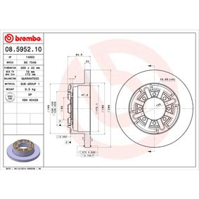 08.5952.10 BREMBO Disco freno