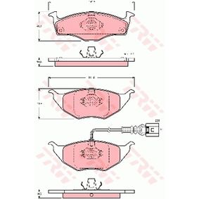 GDB1474 TRW Kit pastiglie freno Freno a disco