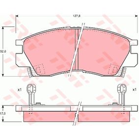 GDB998 TRW Kit pastiglie freno Freno a disco