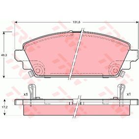 GDB3189 TRW Kit pastiglie freno Freno a disco