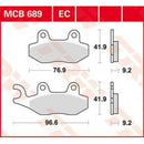 MCB689EC TRW Kit pastiglie freno Freno a disco