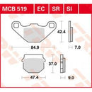 MCB519 TRW Kit pastiglie freno Freno a disco