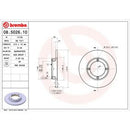 08.5026.10 BREMBO Disco freno