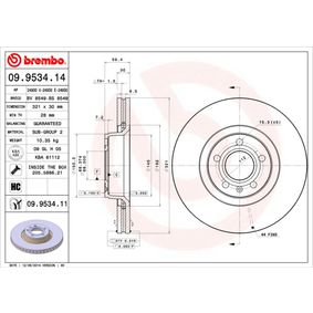 09.9534.14 BREMBO Disco freno