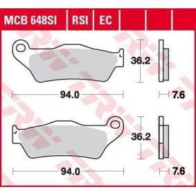 MCB648RSI TRW Kit pastiglie freno Freno a disco