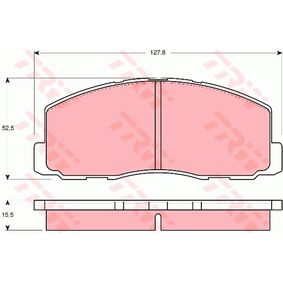 GDB355 TRW Kit pastiglie freno Freno a disco