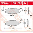 MCB681SV TRW Kit pastiglie freno Freno a disco