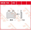 MCB735 TRW Organic Allround Kit pastiglie freno Freno a disco