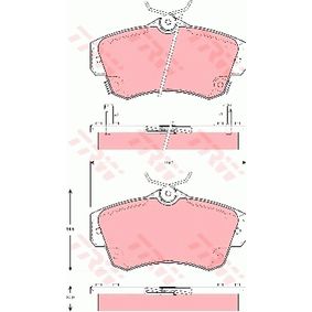 GDB4118 TRW COTEC Kit pastiglie freno Freno a disco