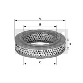 C2135/1 MANN-FILTER Filtro aria