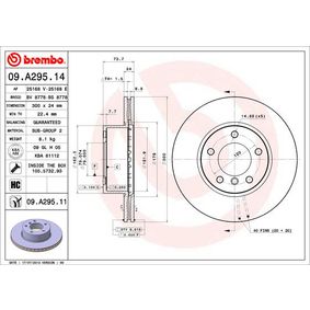 09.A295.14 BREMBO Disco freno