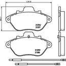 2129602 TEXTAR Kit pastiglie freno Freno a disco