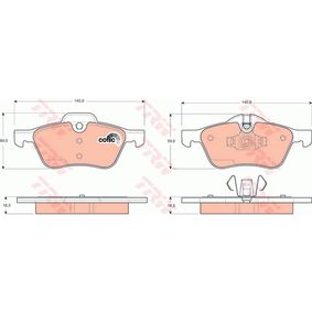 GDB1476 TRW COTEC Kit pastiglie freno Freno a disco