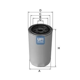 2324800 UFI Filtro olio