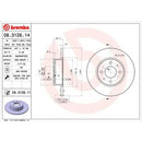 08.3126.14 BREMBO Disco freno