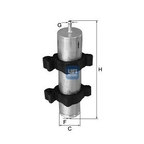 3182400 UFI Filtro carburante