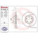 09.A529.10 BREMBO Disco freno