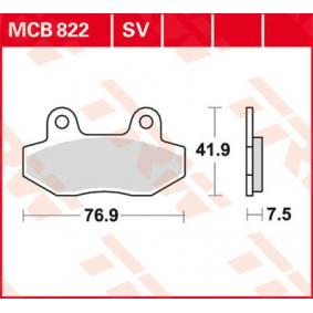 MCB822SV TRW Kit pastiglie freno Freno a disco