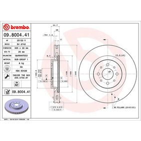 09.8004.41 BREMBO COATED DISC LINE Disco freno