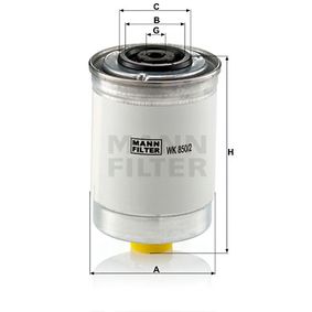 WK850/2 MANN-FILTER Filtro carburante