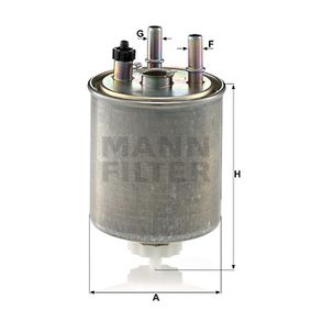 WK9022 MANN-FILTER Filtro carburante