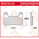 MCB752SV TRW Kit pastiglie freno Freno a disco