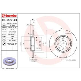 09.5527.24 BREMBO Disco freno