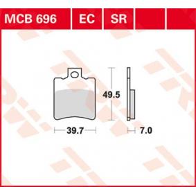 MCB696EC TRW Organic Low Budget Kit pastiglie freno Freno a disco