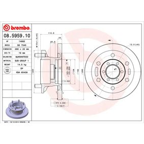 08.5959.10 BREMBO Disco freno