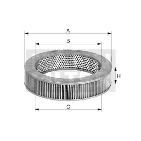 C2652 MANN-FILTER Filtro aria