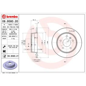 08.9580.20 BREMBO Disco freno