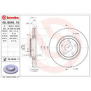 09.B046.11 BREMBO COATED DISC LINE Disco freno