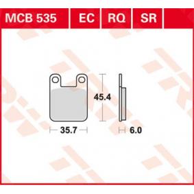 MCB535 TRW Kit pastiglie freno Freno a disco