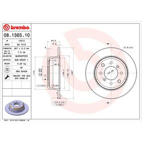 08.1365.10 BREMBO Disco freno