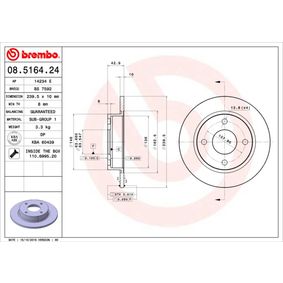 08.5164.24 BREMBO Disco freno