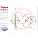 09.6959.10 BREMBO Disco freno