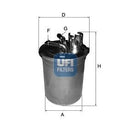 2445100 UFI Filtro carburante