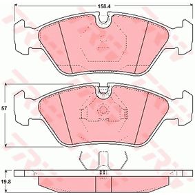 GDB298 TRW Kit pastiglie freno Freno a disco