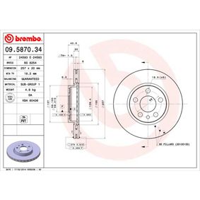 09.5870.34 BREMBO Disco freno