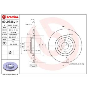 09.9626.14 BREMBO Disco freno