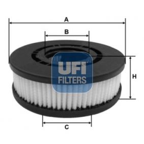 2768900 UFI Filtro Ventilazione monoblocco