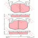 GDB1079 TRW Kit pastiglie freno Freno a disco