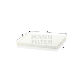 CU29001 MANN-FILTER Filtro Aria abitacolo