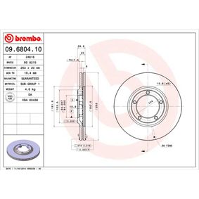 09.6804.10 BREMBO Disco freno