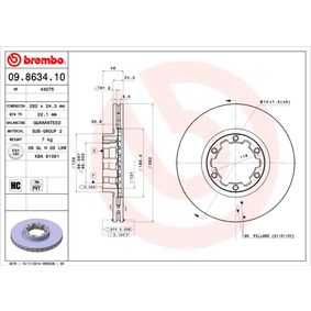 09.8634.10 BREMBO Disco freno